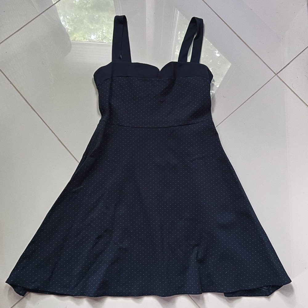Cherry Bobin Sailor-Style Navy Sundress